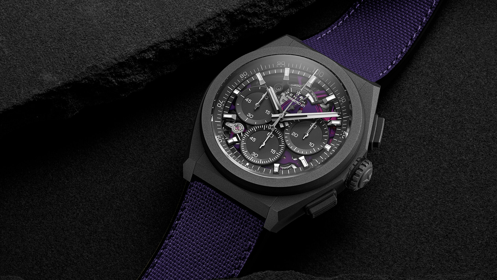 Zenith Debuts The Defy 21 Ultraviolet Chronograph