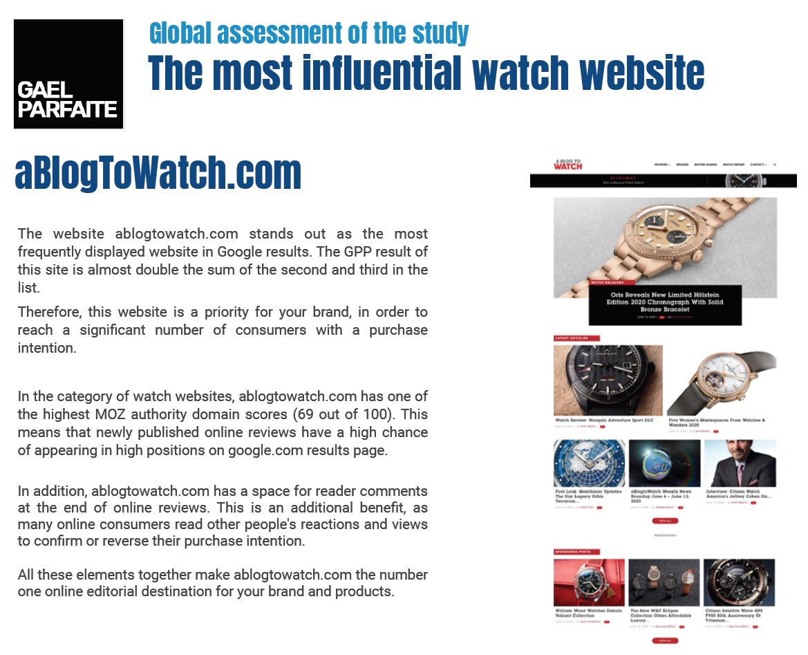 New Study Ranks aBlogtoWatch As “The Most Influential Watch Website” For Consumer Purchases