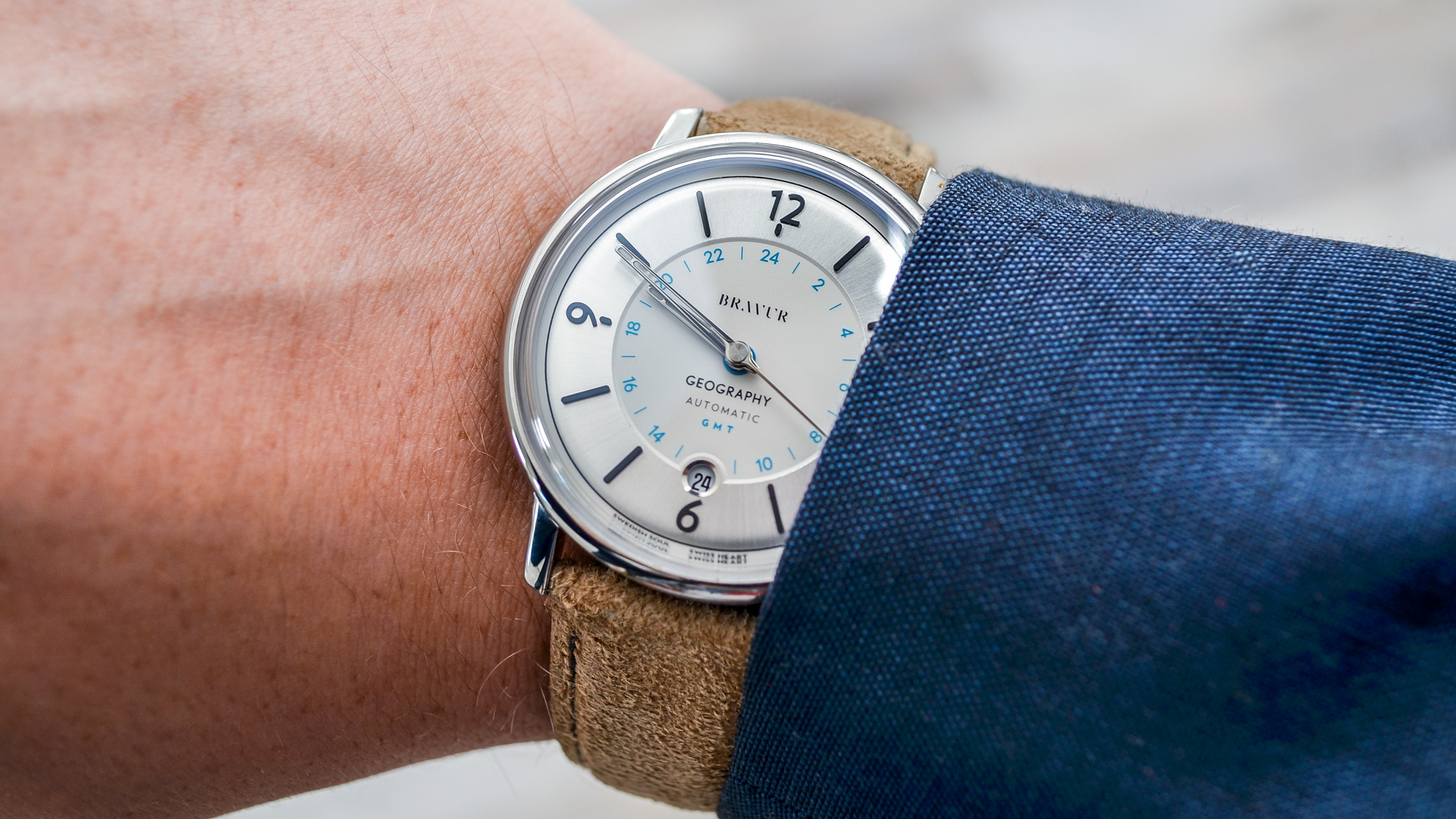 Wrist Time Review: Bravur Geography Sparkling White