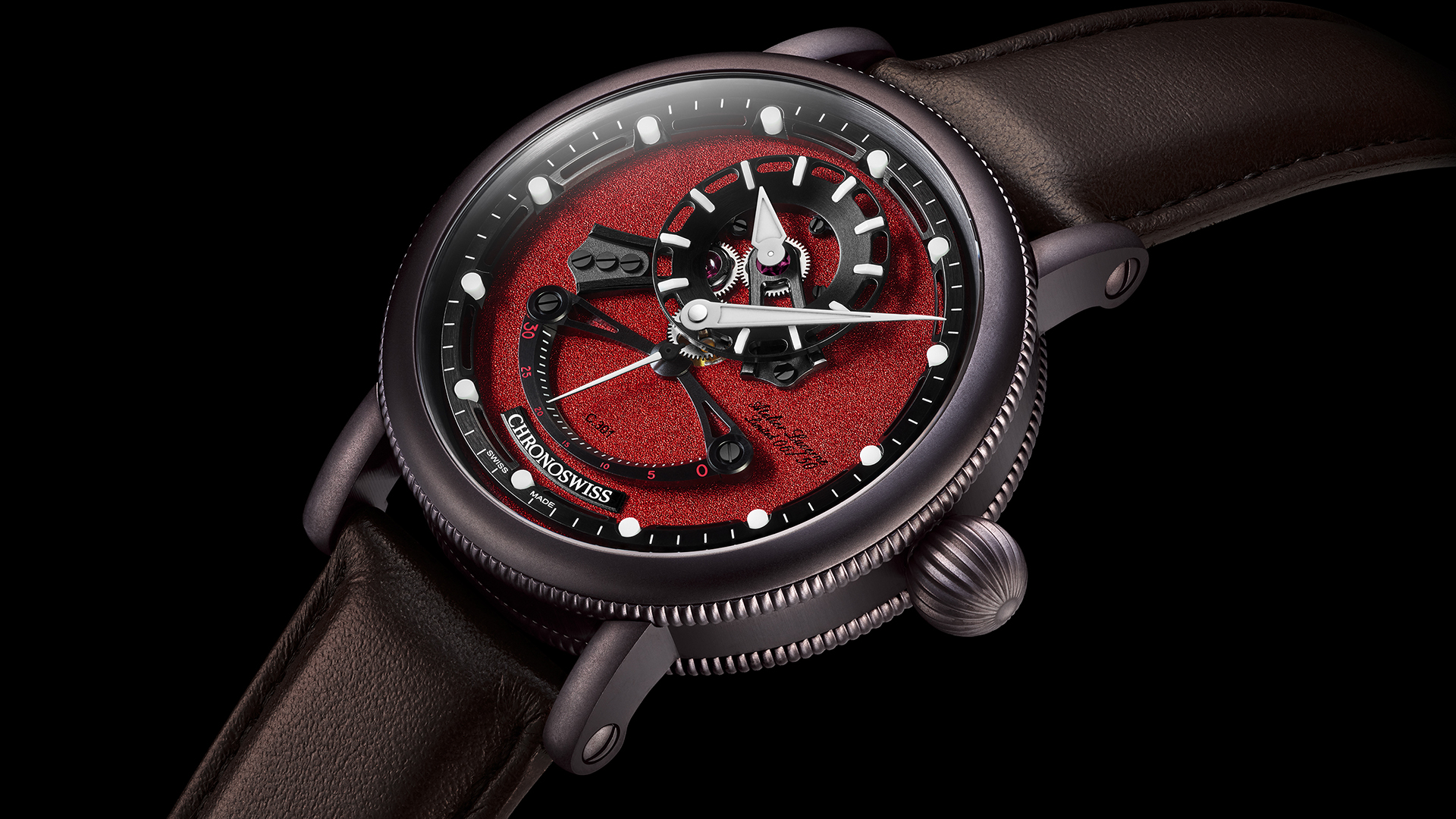 Chronoswiss Debuts Limited-Edition Open Gear ReSec Chocolate