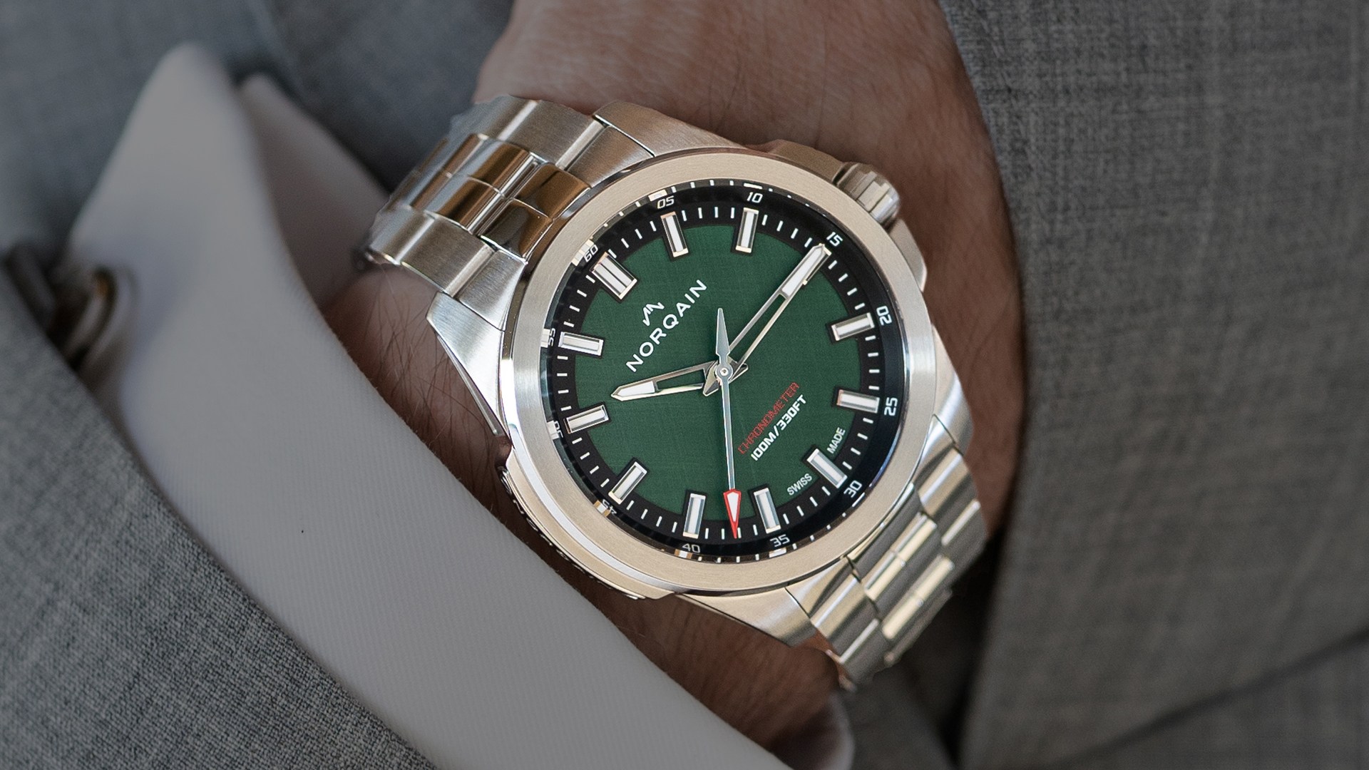 NORQAIN Debuts New Manufacture Movement With Limited-Edition Forest-Green Independence 20 Watch