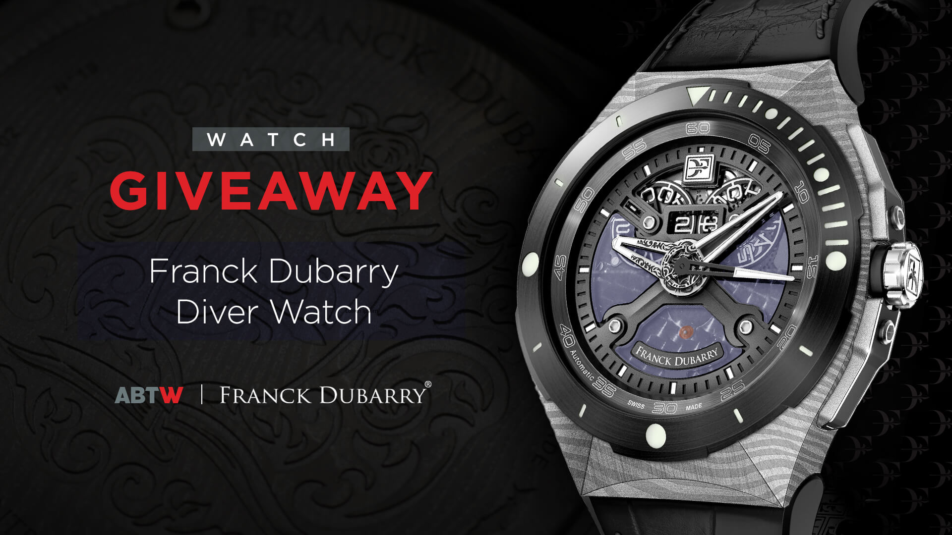 WATCH GIVEAWAY: Franck Dubarry Diver Watch