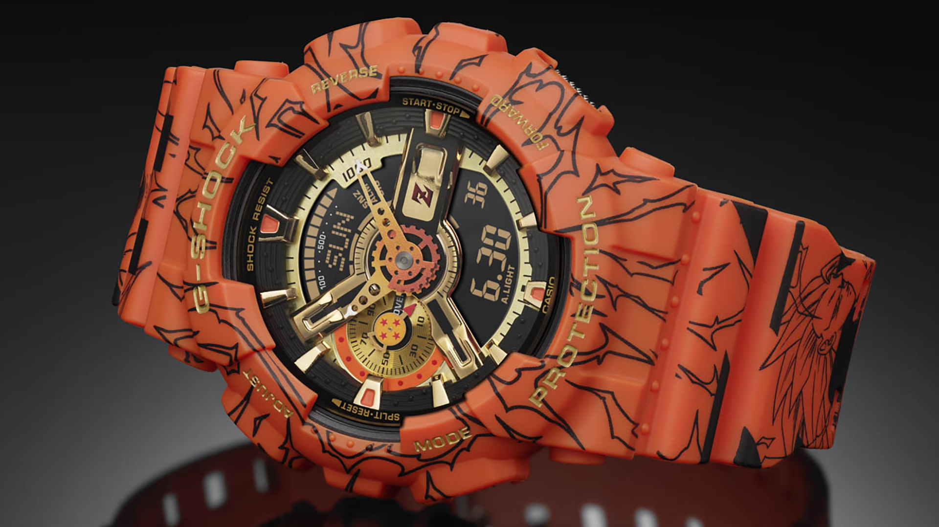 Casio Teams Up With Dragon Ball Z For Limited Edition G Shock Dragon Ball Ga110 Ablogtowatch
