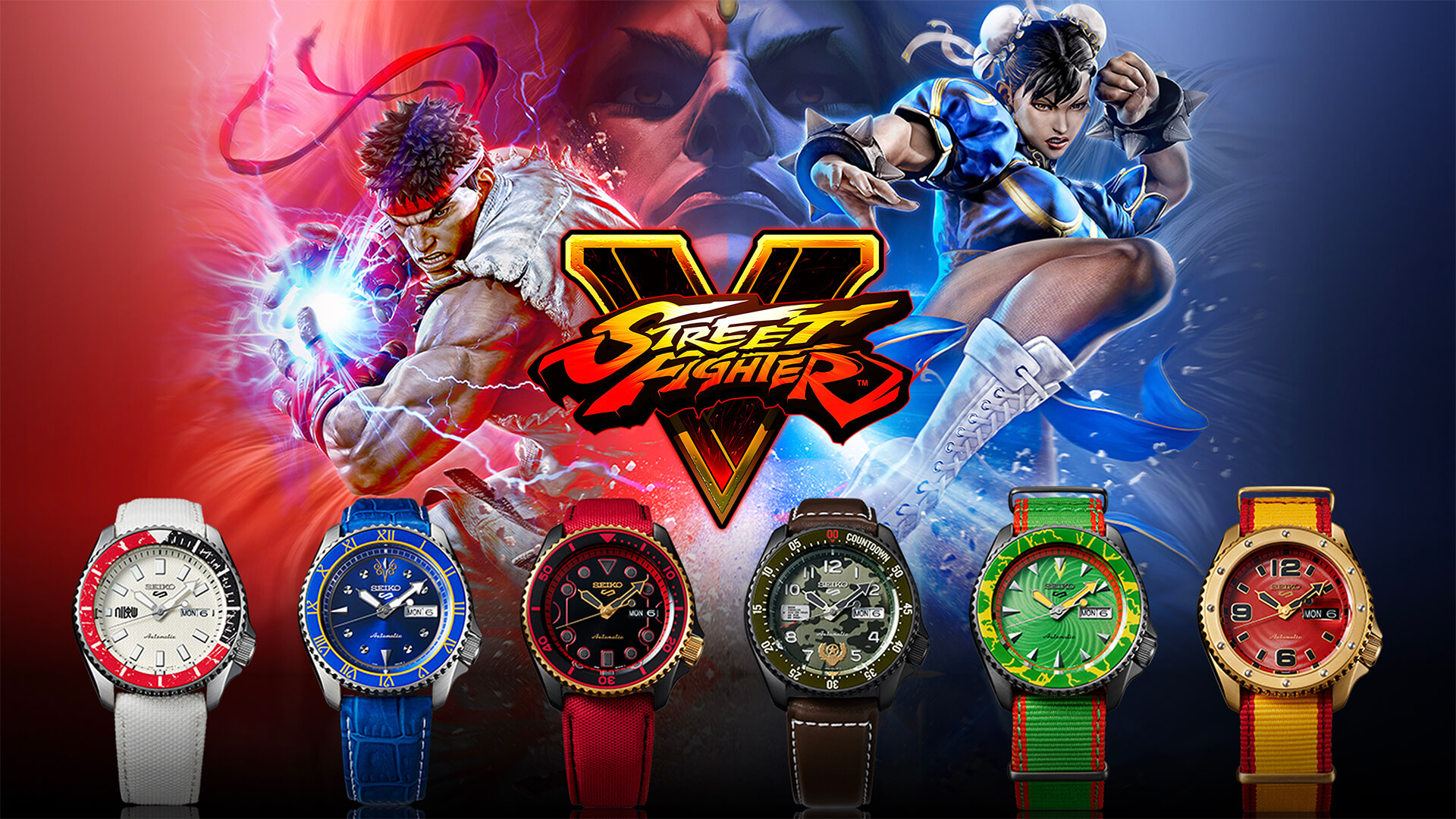 Fjendtlig År Pogo stick spring Seiko Partners With “Street Fighter” Series For Six Limited-Edition Seiko 5  Models | aBlogtoWatch