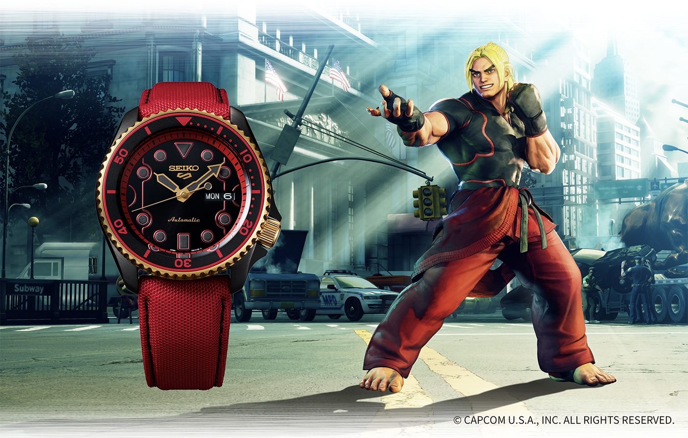 Seiko Partners With “Street Fighter” Series For Six Limited-Edition Seiko 5  Models | aBlogtoWatch