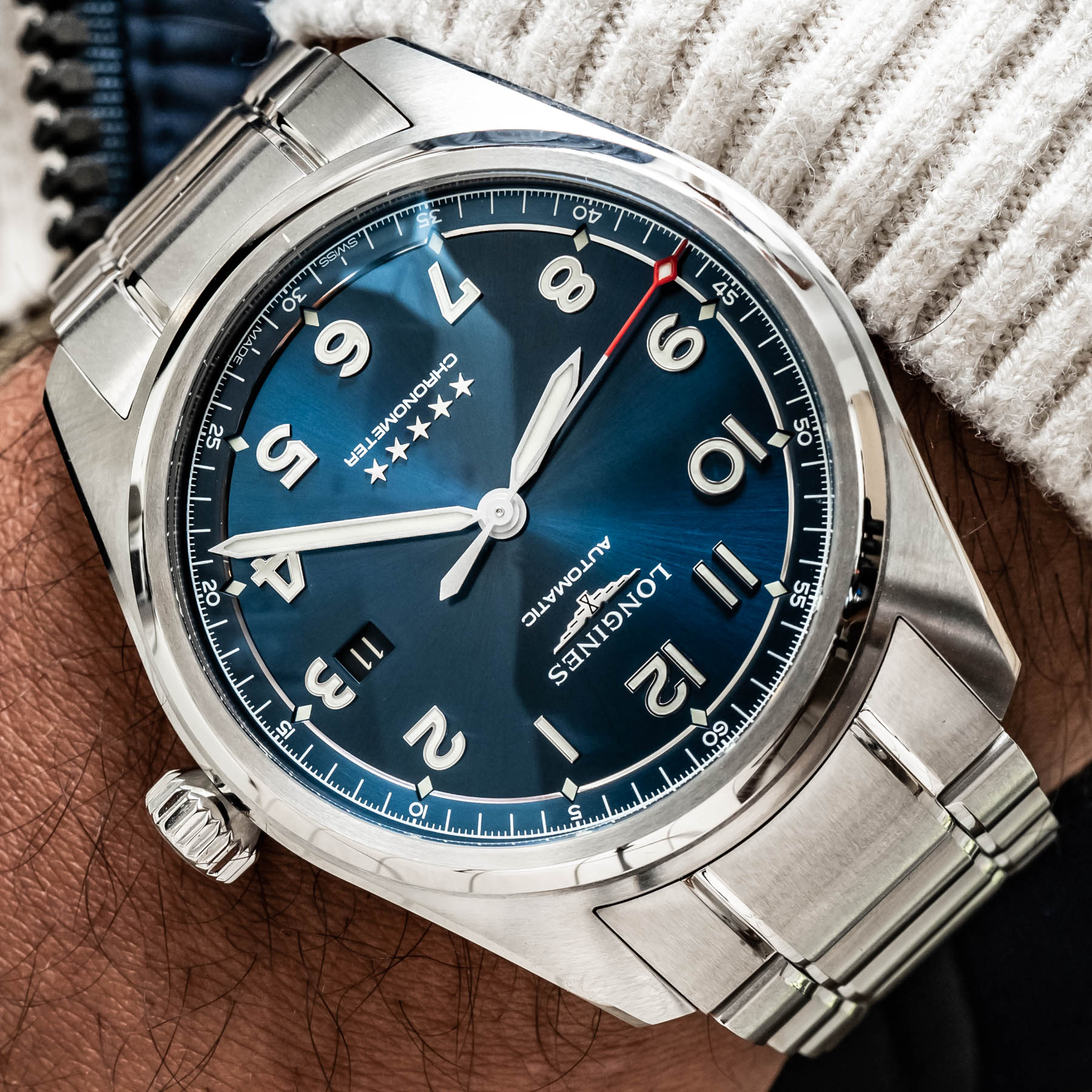 Hands-On With The New Longines Spirit 42mm Pilot's Watch Hands-On 