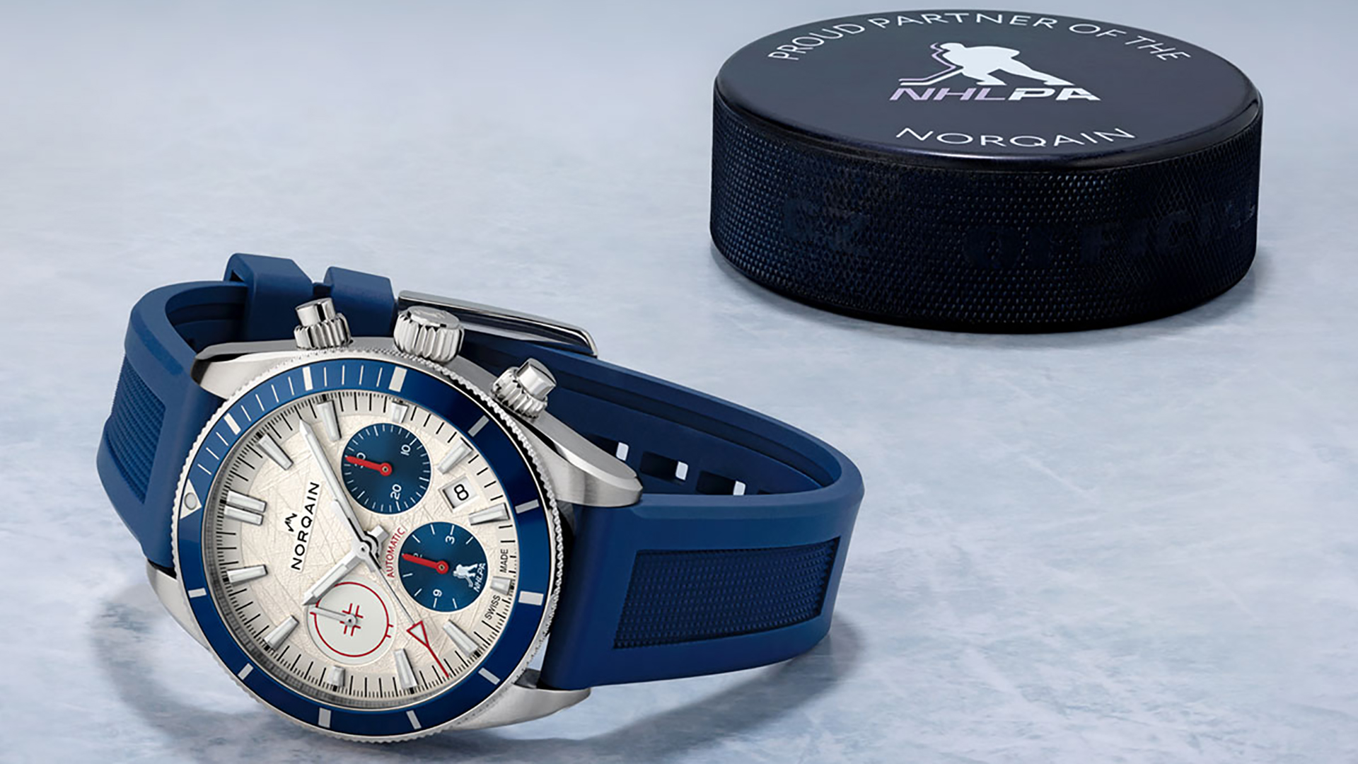 NORQAIN Announces New Limited Edition Adventure Sport Chrono NHLPA In Partnership With NHL Players Association aBlogtoWatch