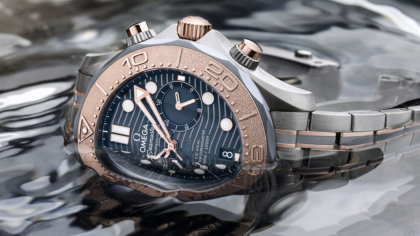 Omega Unveils New Seamaster Diver 300M Chronograph Watch In Titanium, Sedna Gold, And Tantalum Watch Releases 