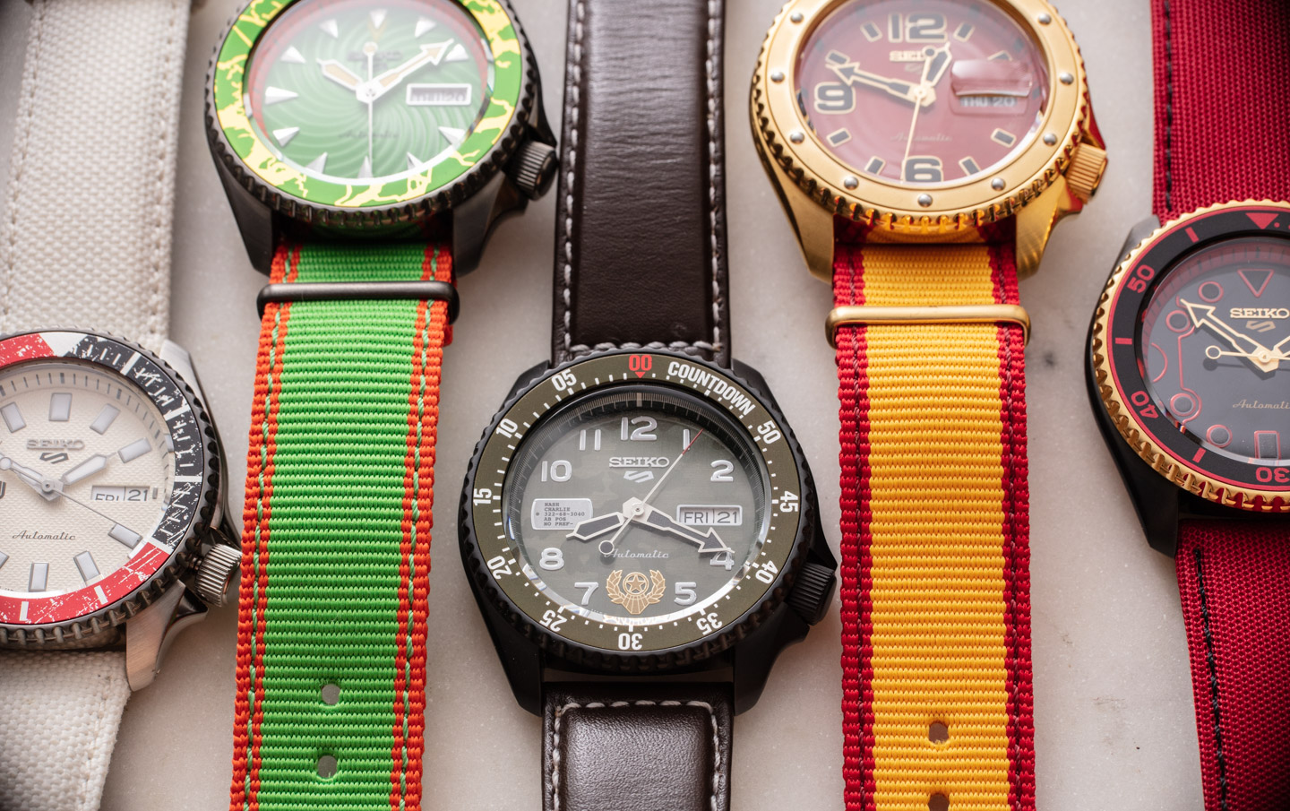 Hands-On: Seiko 5 Street Fighter Watches Hands-On 
