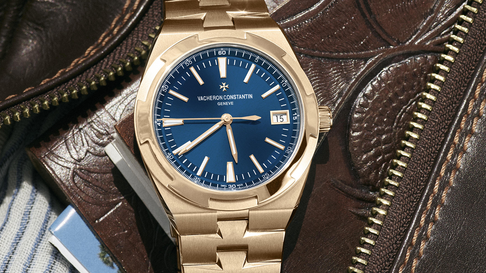 Vacheron Constantin Unveils Overseas Self-Winding Watch In Pink Gold |  aBlogtoWatch