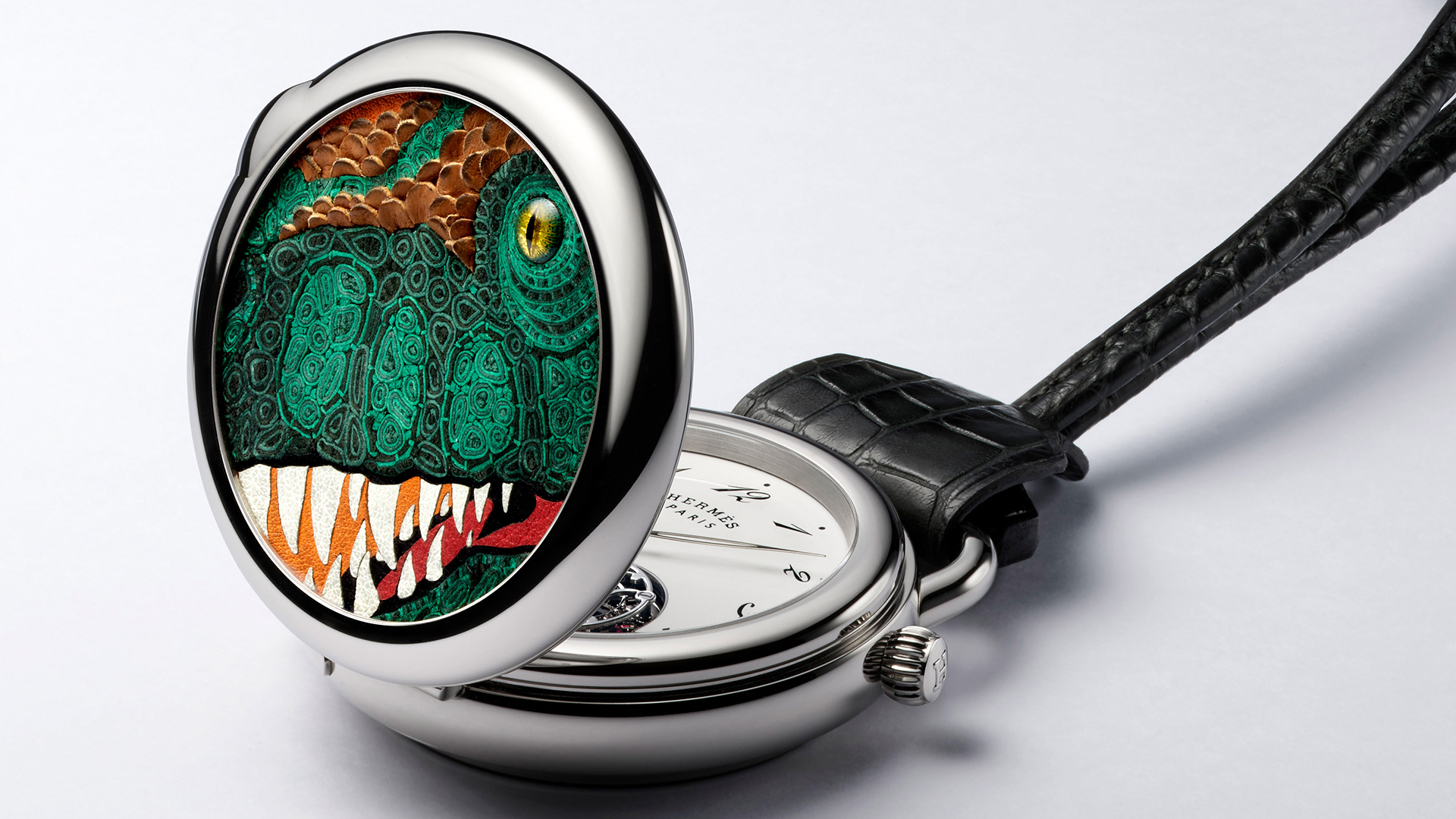 Hermès Debuts Unique Arceau Pocket Aaaaargh! Watch With Minute Repeater And Tourbillon