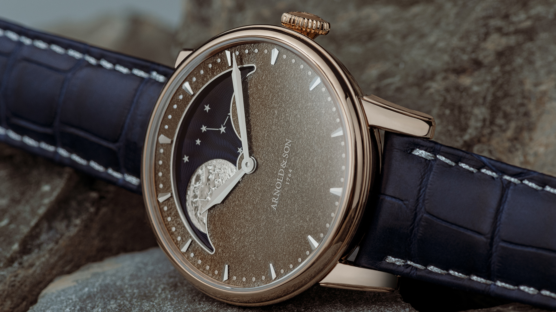 Arnold & Son Unveils Limited-Edition Perpetual Moon Obsidian Watch