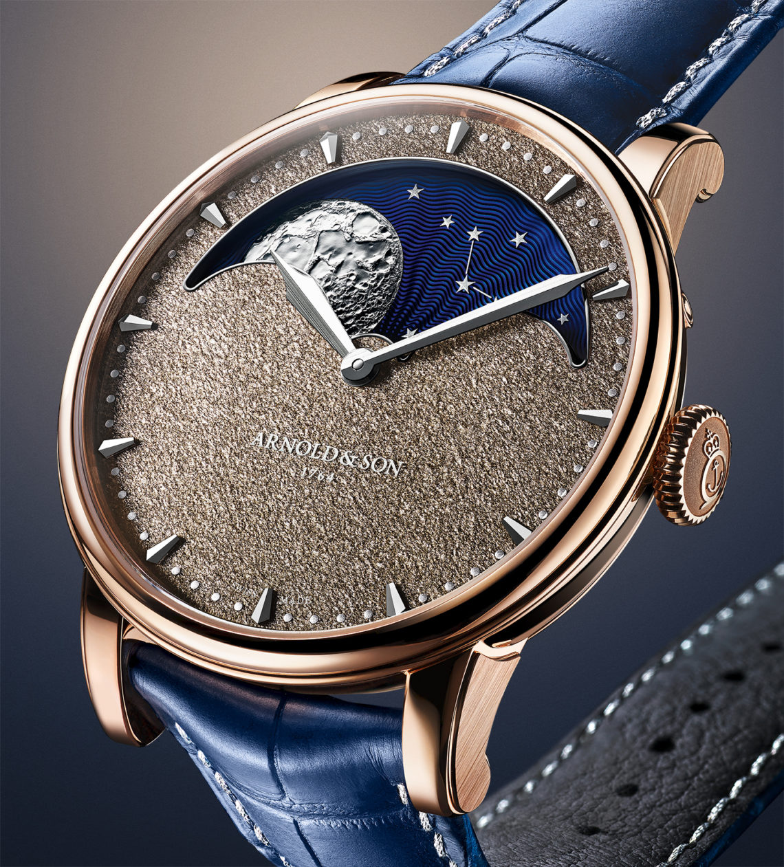 Arnold & Son Unveils Limited-Edition Perpetual Moon Obsidian Watch ...