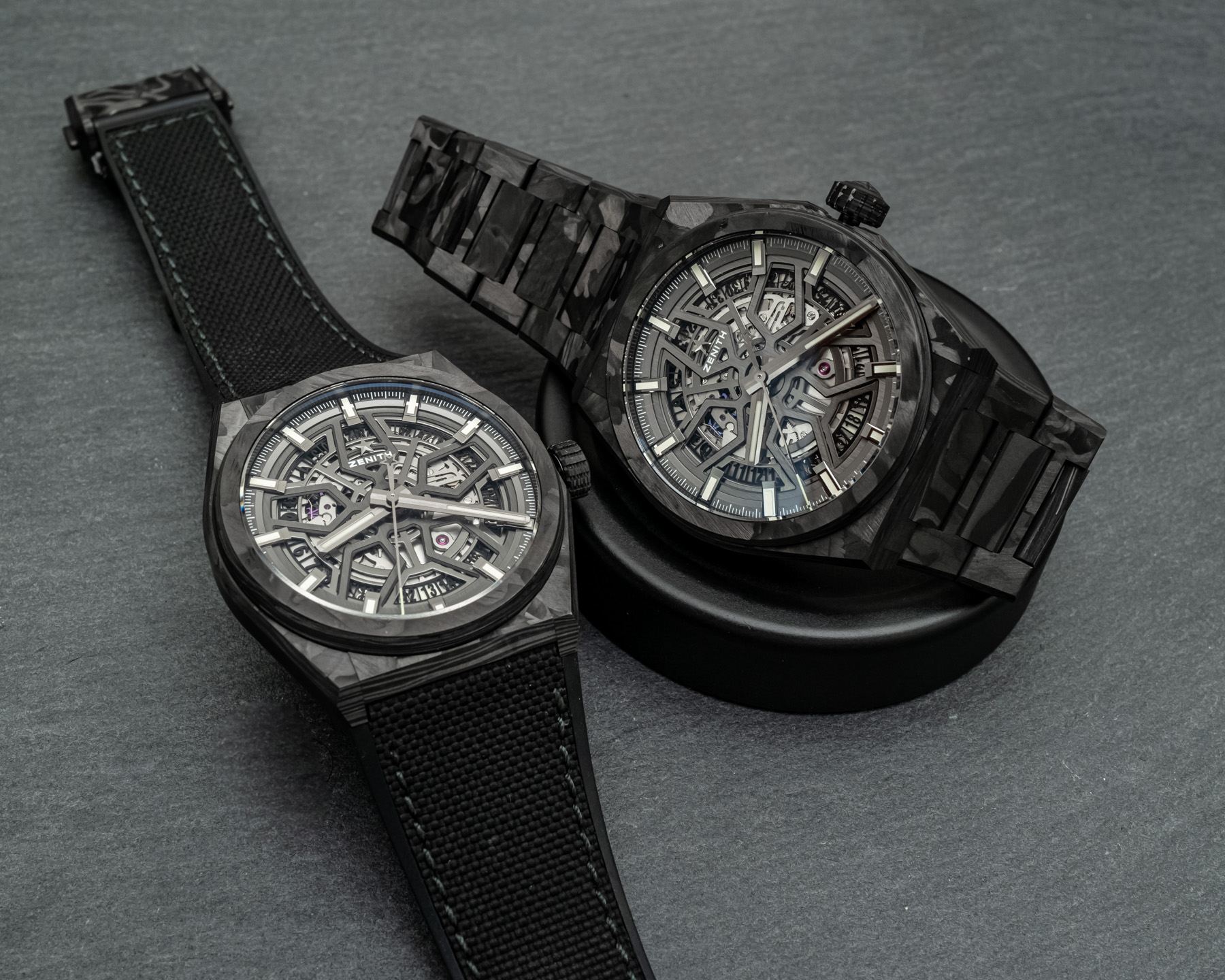 Zenith Defy Classic Carbon Replica Watch Introduces All-Carbon Fiber Case And Integrated Bracelet