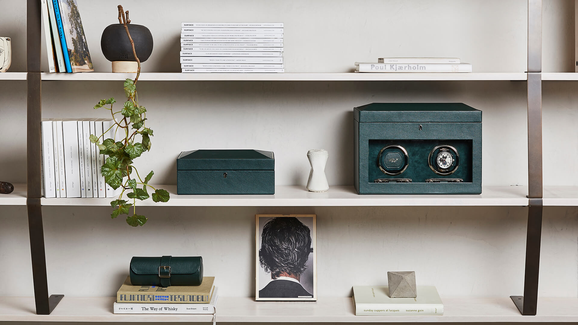 WOLF Brings British Racing Green To New Line Of Luxury Winders, Boxes, & Watch Rolls
