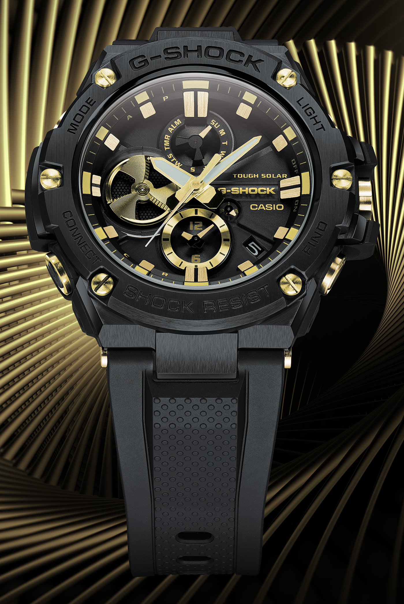 Casio Debuts G-Shock G-Steel GSTB100GC-1A Watch | aBlogtoWatch