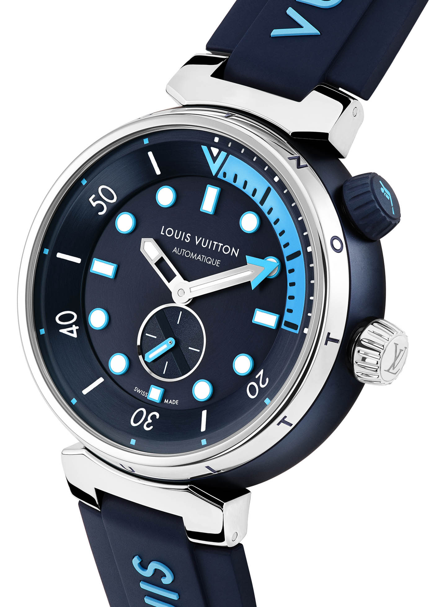 Louis Vuitton, Tambour, Diver, wristwatch, 43,5 mm. - Bukowskis