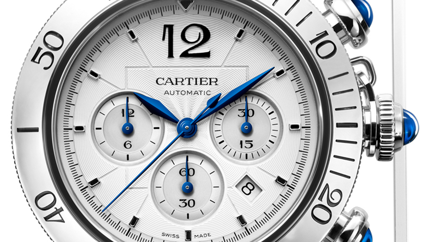 cartier men's pasha chronograph watch