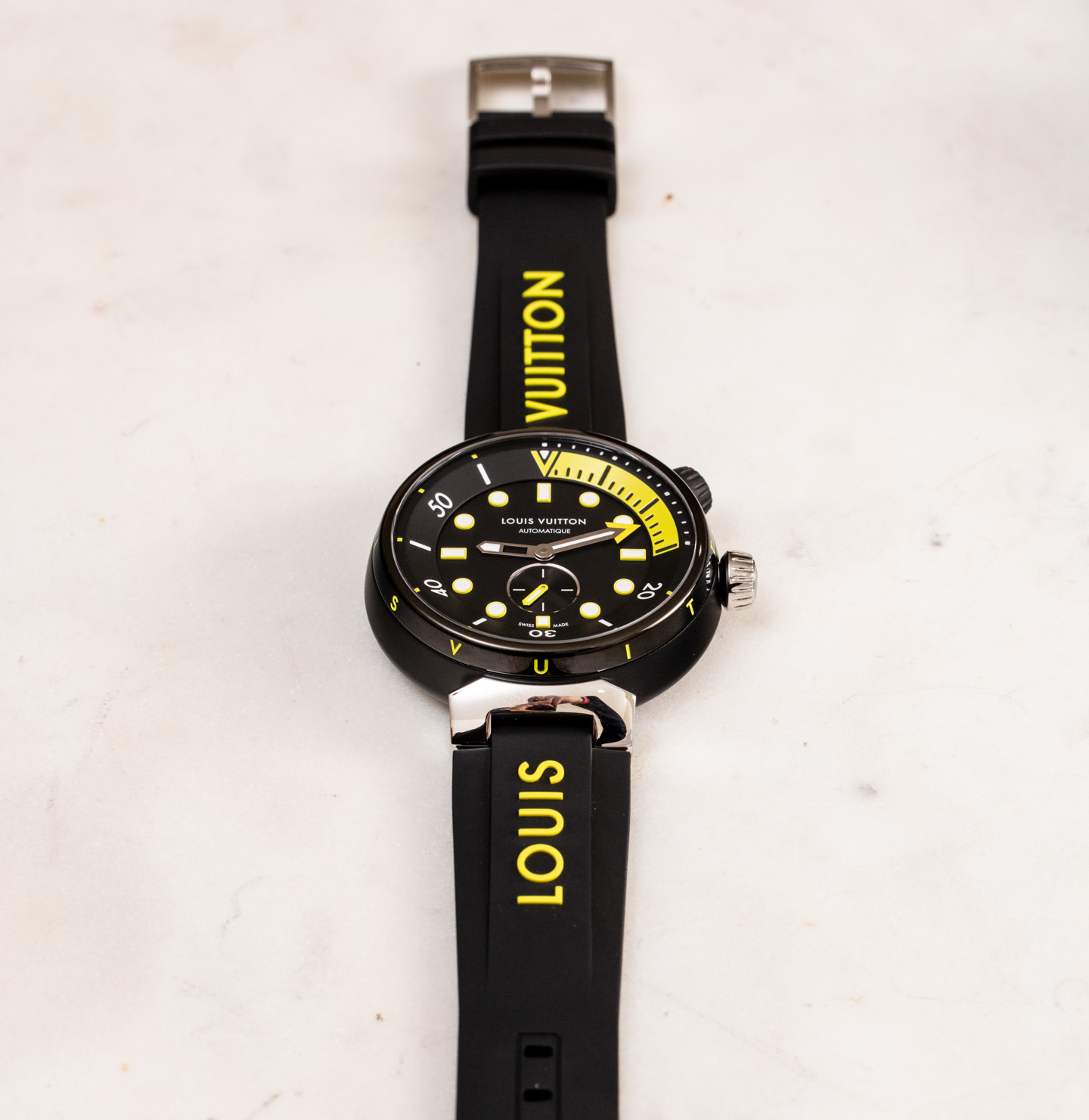OceanicTime: LOUIS VUITTON Tambour Diver Chronograph for ONLY