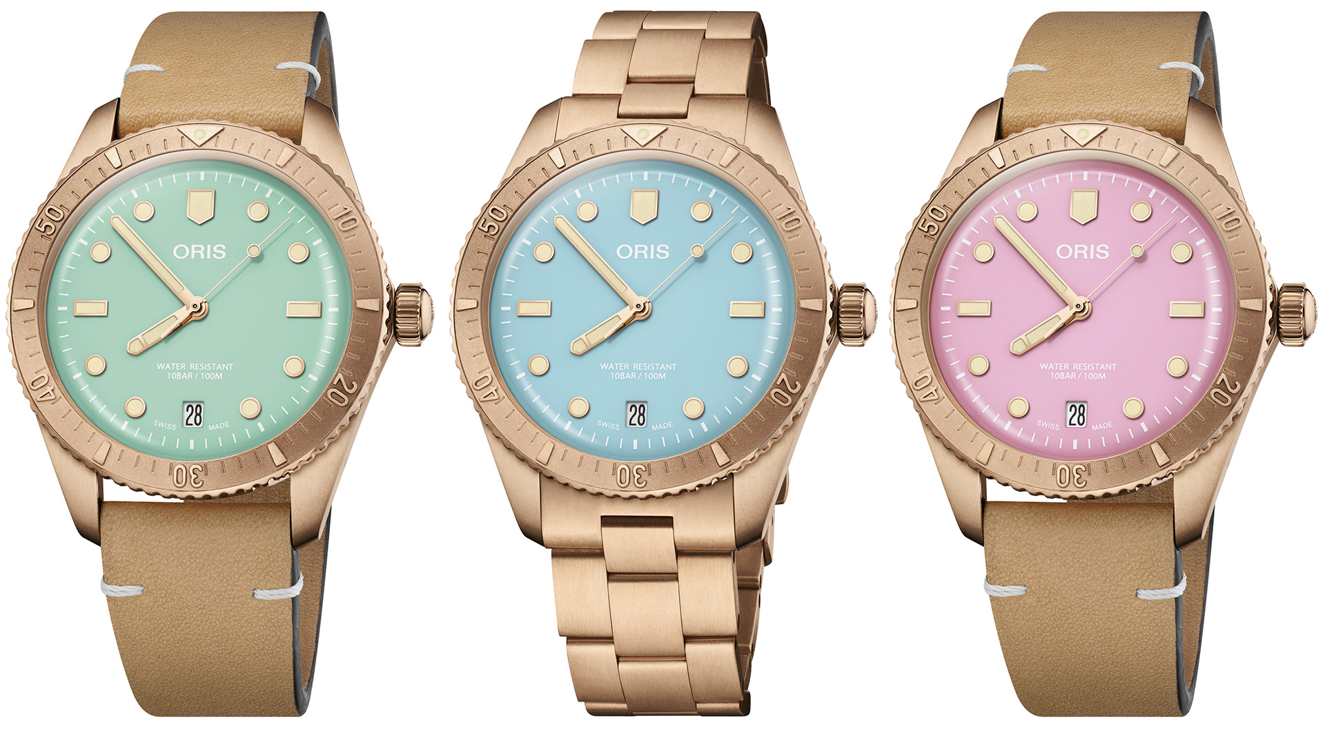 Oris Unveils Divers Sixty-Five Cotton Candy Watch Series