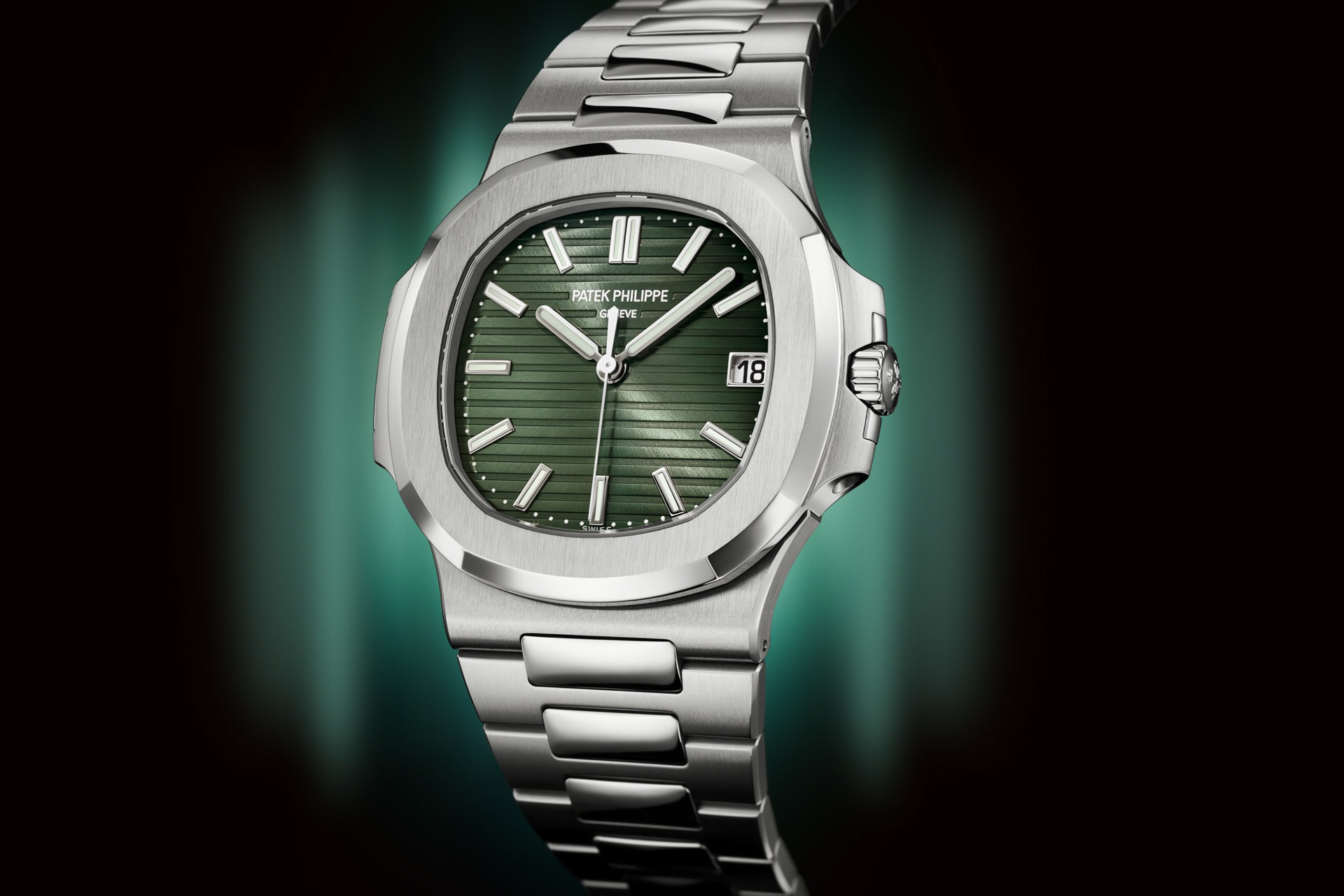 Patek Philippe's olive green Nautilus being flipped for $363,600, more than  ten times its retail price