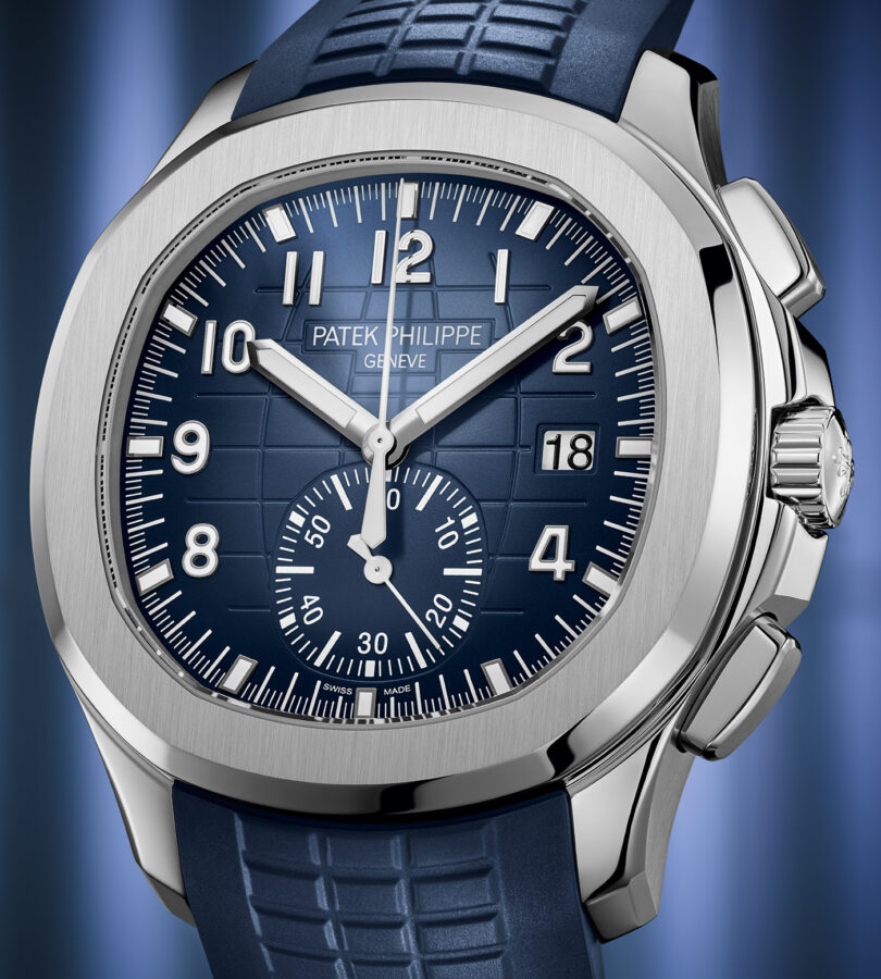 Patek Philippe Debuts First-Ever White-Gold Aquanaut Chronograph ...