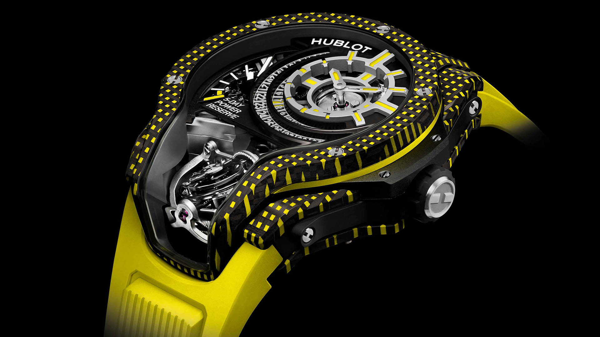 Hublot Unveils Limited-Edition MP-09 Tourbillon Bi-Axis 5 Days Power Reserve 3D Carbon Watch Series