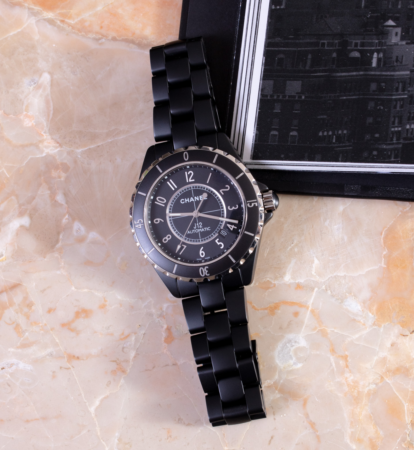 J12 automatique ceramic watch Chanel Black in Ceramic  21999161