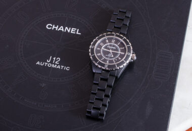 Chanel J12 Automatic Black Dial Unisex Watch H6185, Automatic Movement, Ceramic 1 Strap, 38 mm Case in Black / Grey