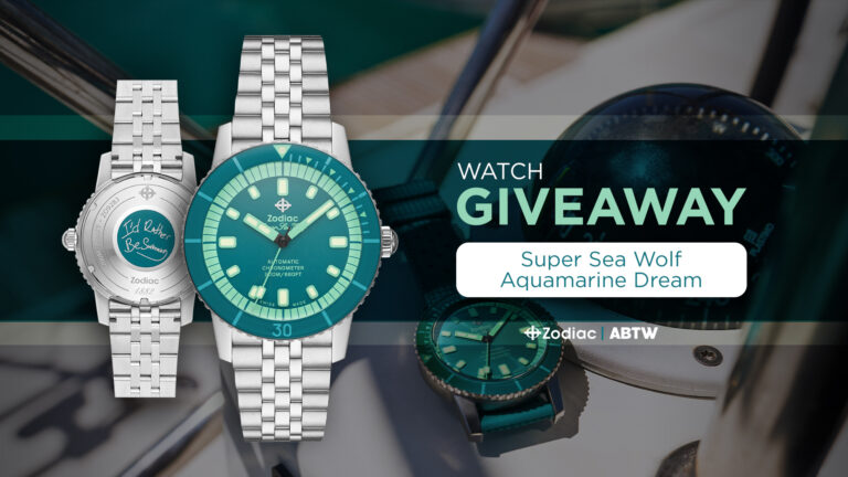 Winner Announced: Zodiac Super Sea Wolf Aquamarine Dream Watch
