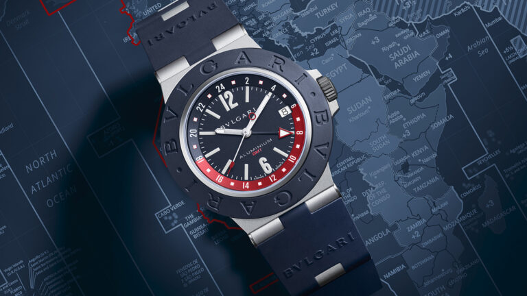Bulgari Debuts Aluminium GMT Watch