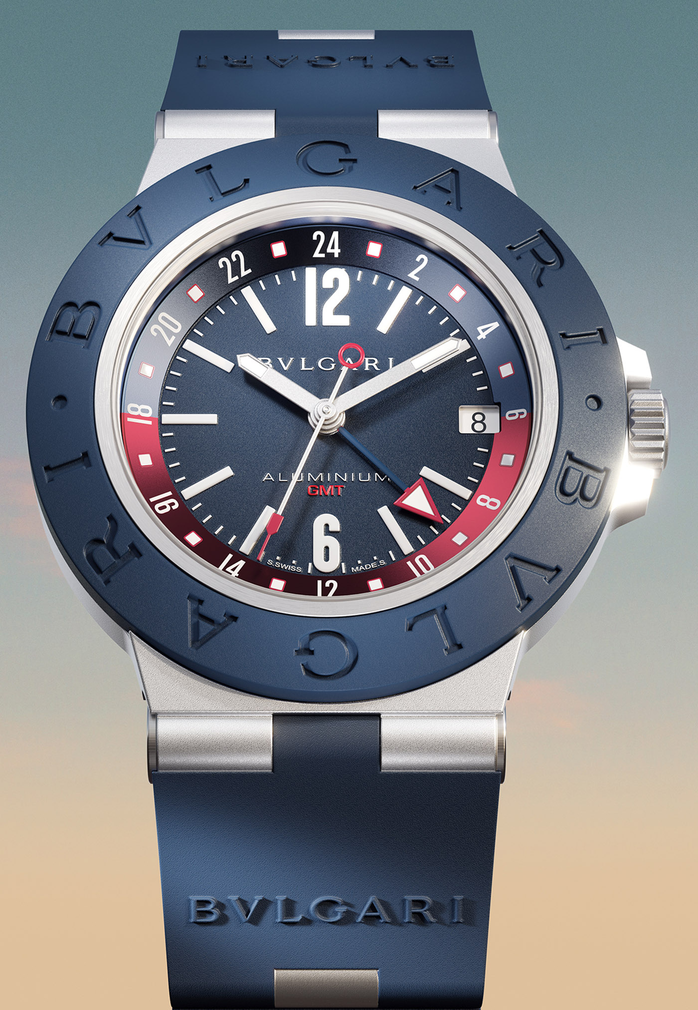 Bulgari Debuts Aluminium GMT Watch | aBlogtoWatch