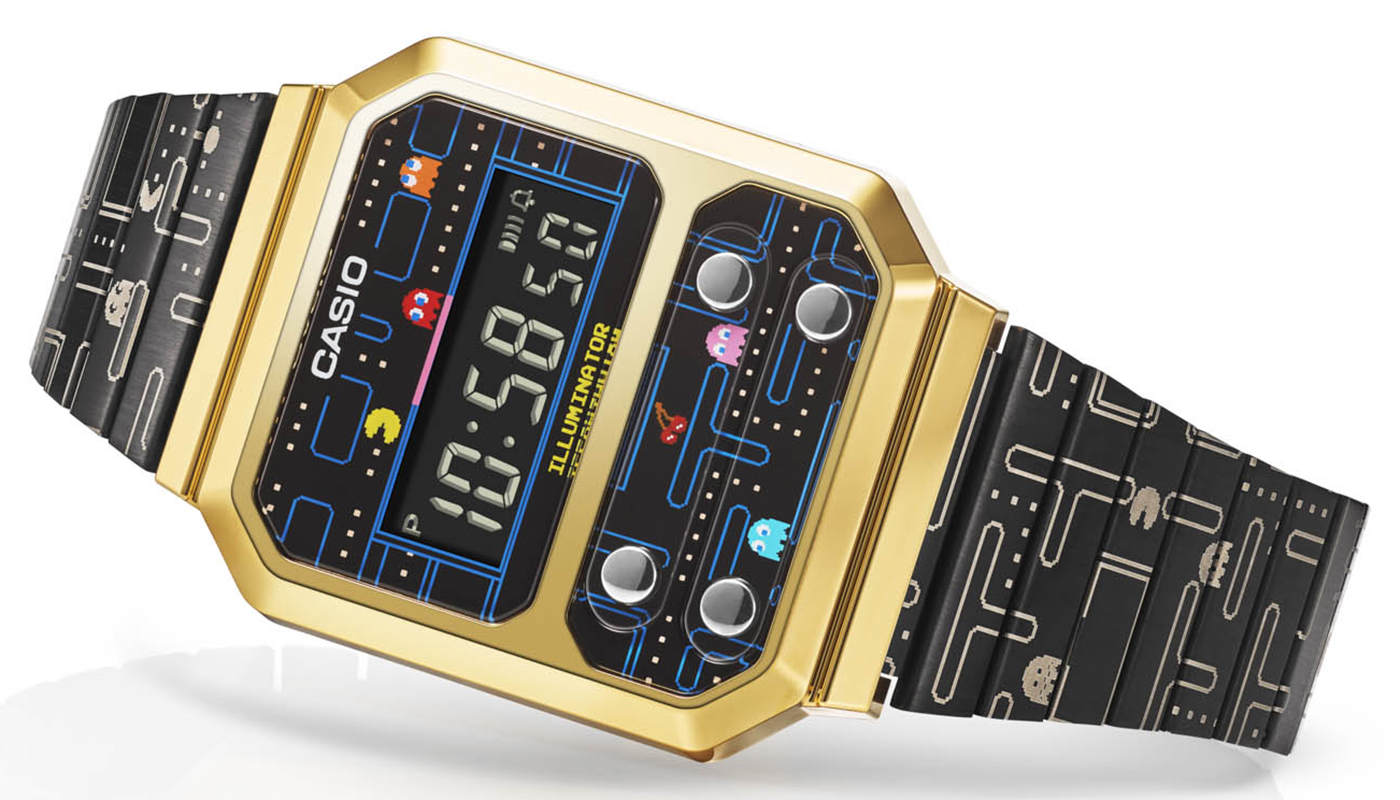 Casio Unveils A100WEPC Watch In Collaboration With PAC-MAN 