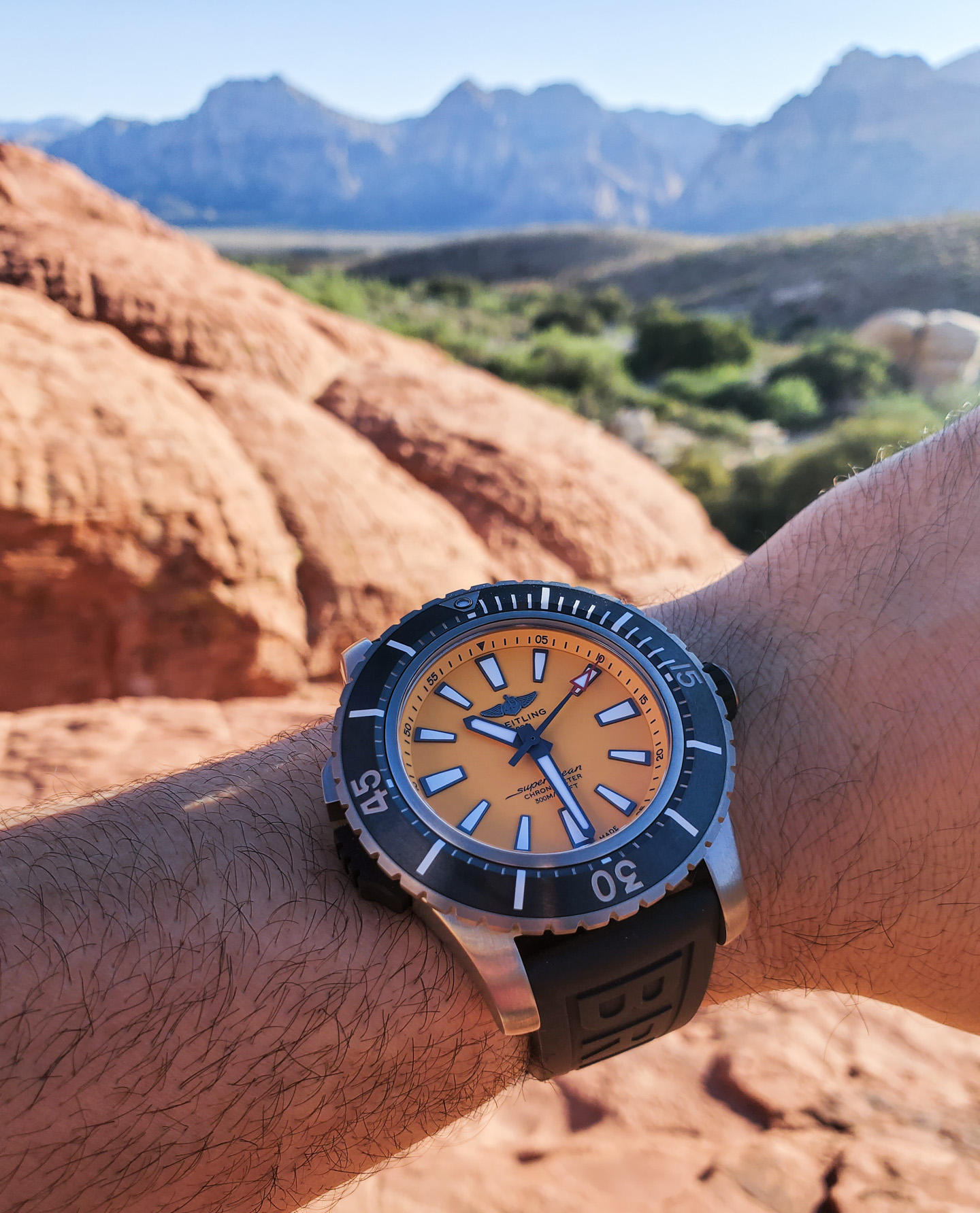 Dive watches in the desert red rock canyon lincoln 13