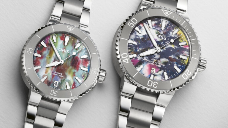Oris Debuts Aquis Date Upcycle Watches With Recycled Ocean Plastic Dials