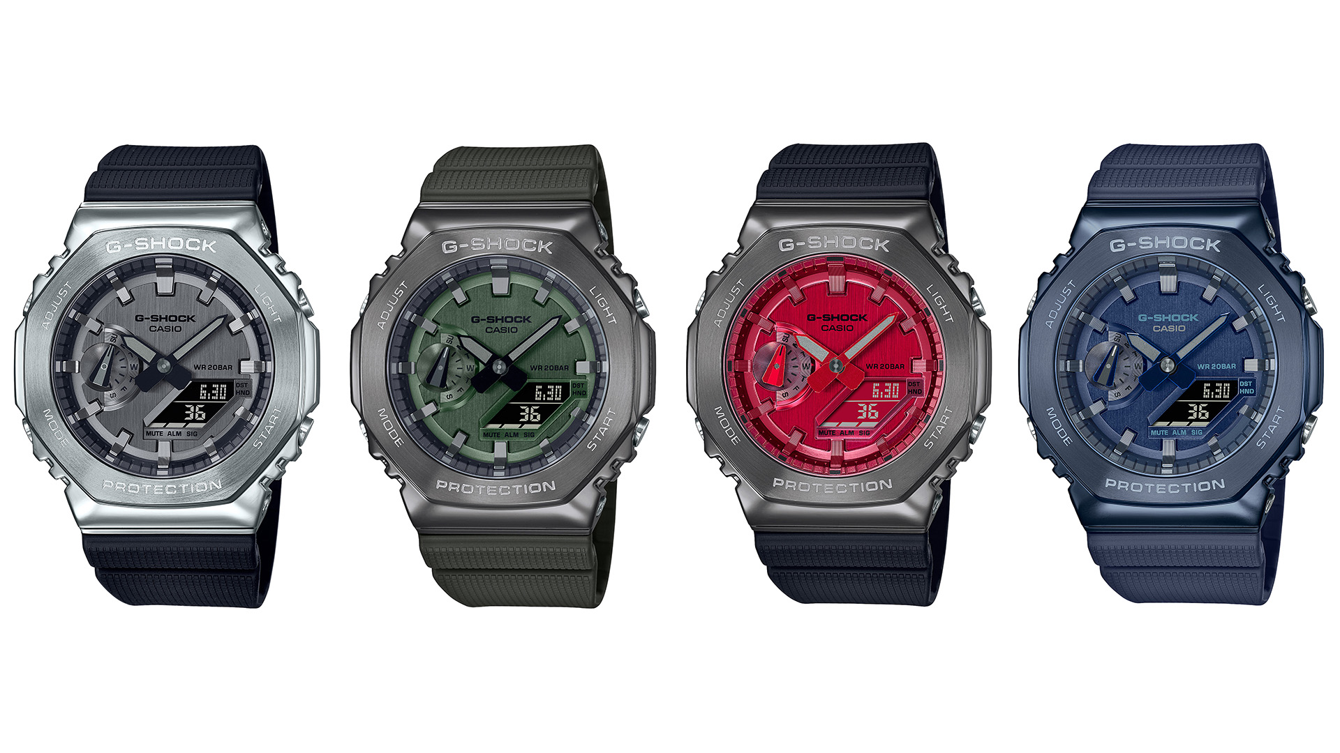 | GM2100 Watch Series aBlogtoWatch Metal-Covered Casio G-Shock Announces