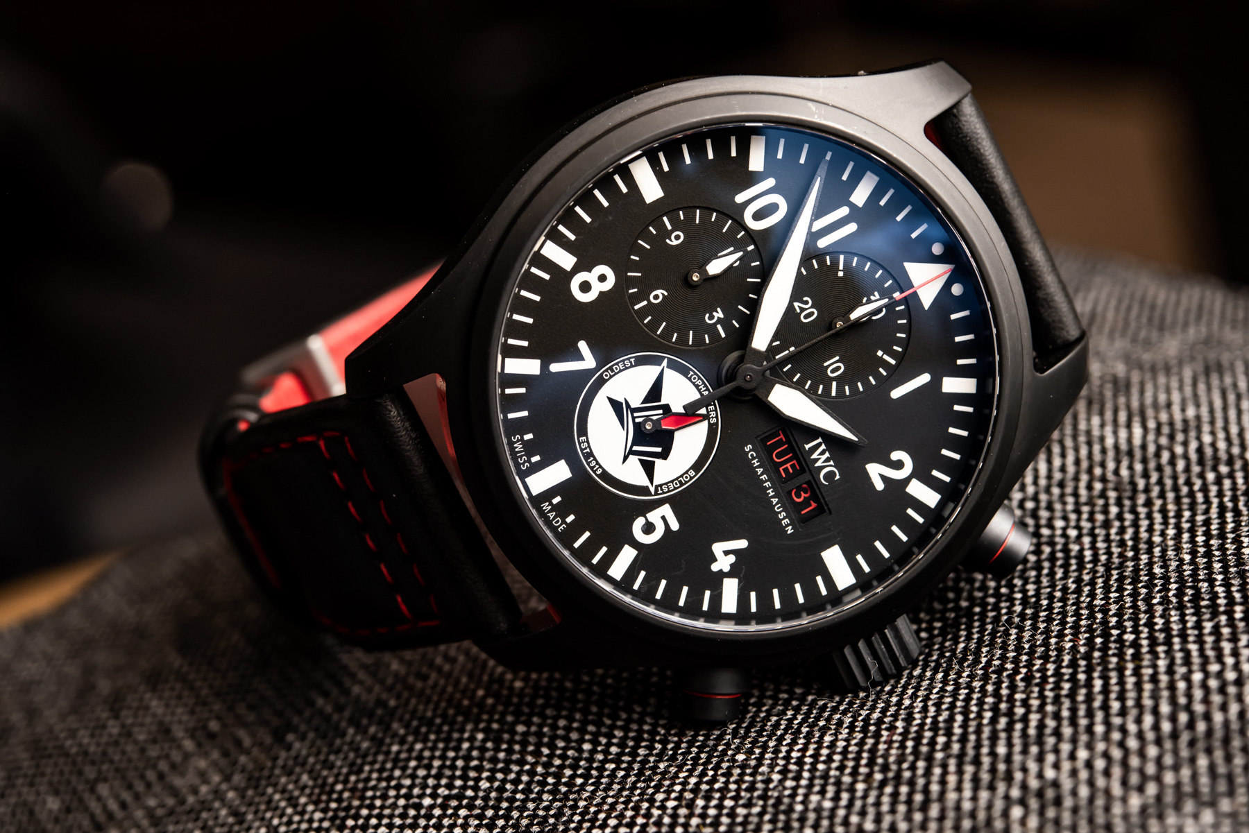 Hands-On Debut: Limited-Edition IWC Pilot's Watch Chronograph Squadrons  Collection | aBlogtoWatch