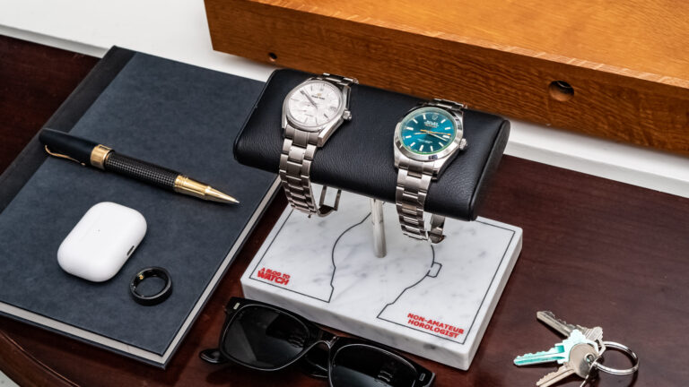 The Watch Stand X aBlogtoWatch Limited-Edition Duo Stand Debuts