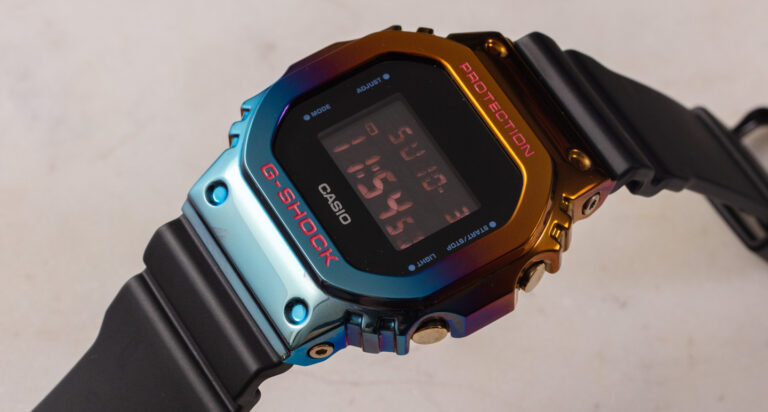 Hands-On: Casio G-Shock GM5600SN-1 ‘Tokyo Nights’ Rainbow Watch
