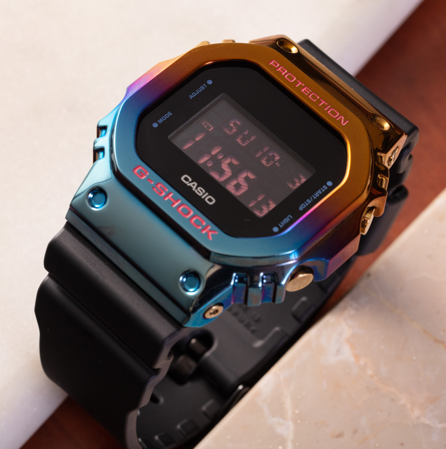 Hands-On: Casio G-Shock Nights' Rainbow Watch | aBlogtoWatch