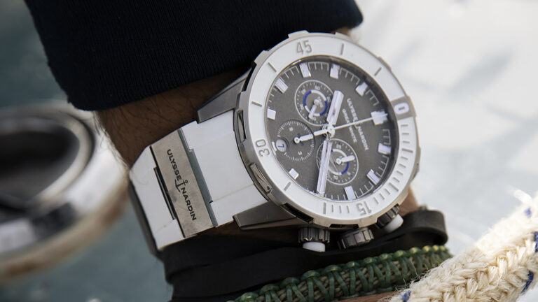 Ulysse Nardin Unveils Diver Chronograph 44mm Limited Edition Great White Watch