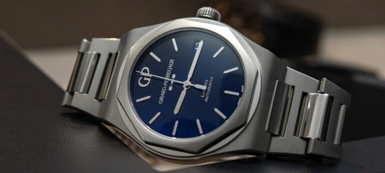 Hands-On Debut: Girard-Perregaux Laureato Eternity Edition Engraved Enamel Dial Watch