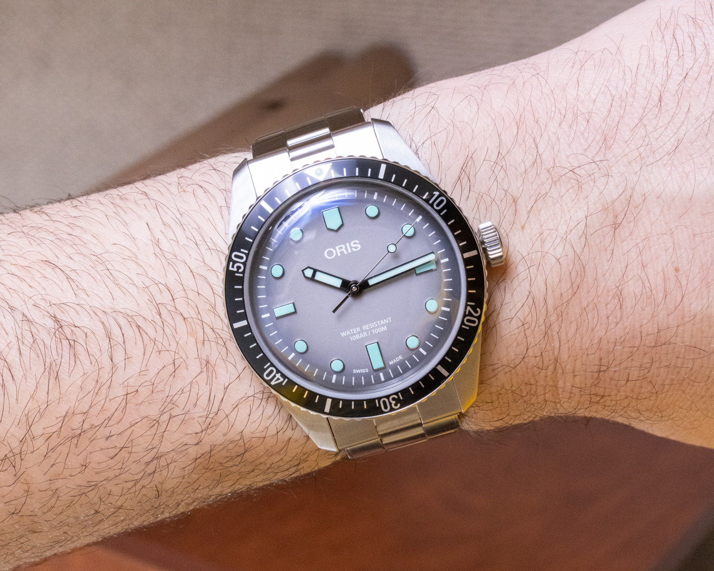 Oris Divers Sixty-Five With Metal Bracelet: Quick Look [01 733 7707 4064-07  8 20 18] – The Watch Source Blog