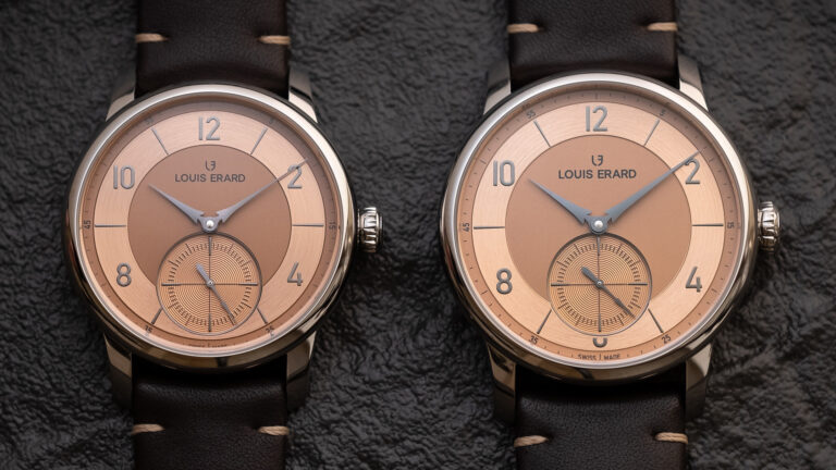 Louis Erard Debuts Limited-Production Excellence Petite Seconde Terracotta Watches