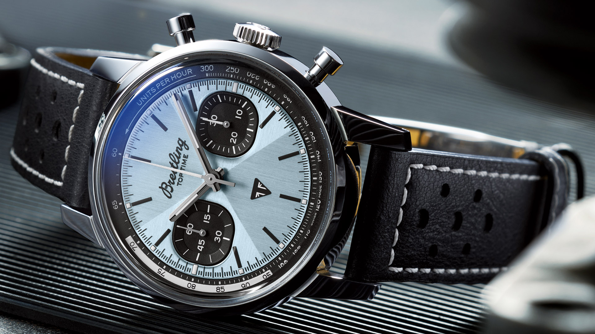 INTRODUCING: The Breitling Top Time Triumph Ice Blue — Wrist