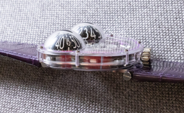 Hands-On: MB&F HM3 Frog X Purple Watch