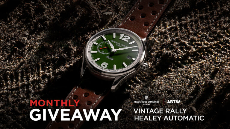 aBlogtoWatch Frederique Constant Vintage Rally Healey Automatic Small Seconds Watch Giveaway Winner Announced, Enter Now To Win Our April Giveaway