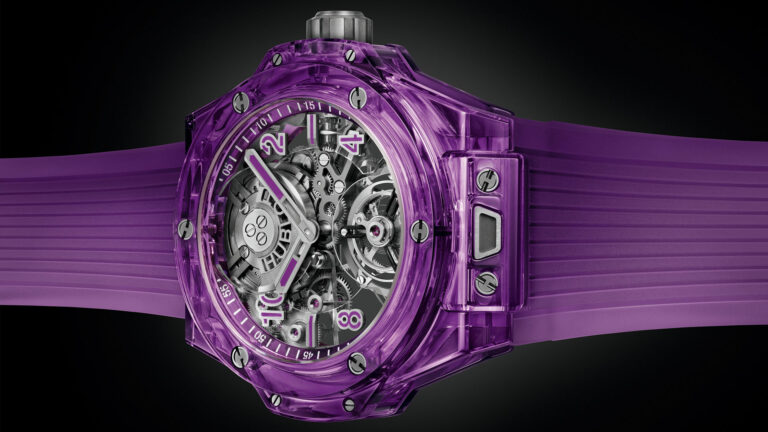 Hublot Debuts Limited-Edition Big Bang Tourbillon Automatic Purple Sapphire Watch