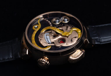 Louis Vuitton Escale Time Zone Japan Limited Q5D23 Black Dial Mens Watch  [U0620]