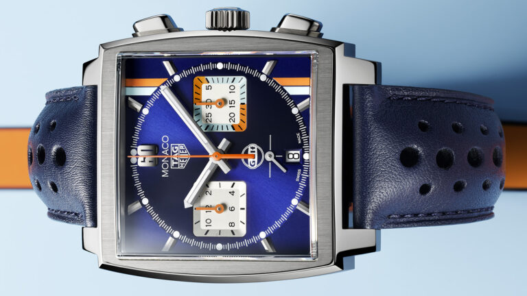 First Look: TAG Heuer Monaco Gulf Special Edition With Heuer 02 Movement